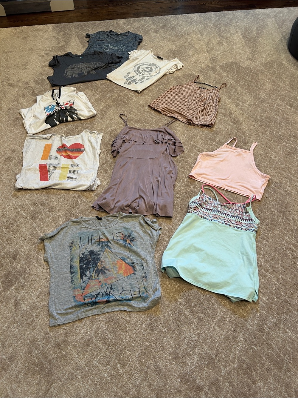 Girls Light Pink Tank Top - Brand: